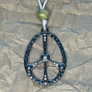 Peace Sign Pendant Necklace